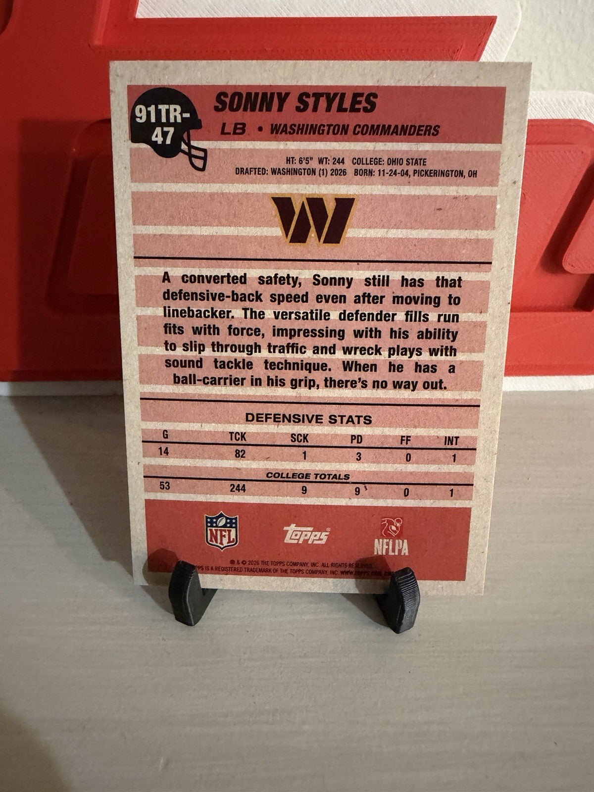 Card back