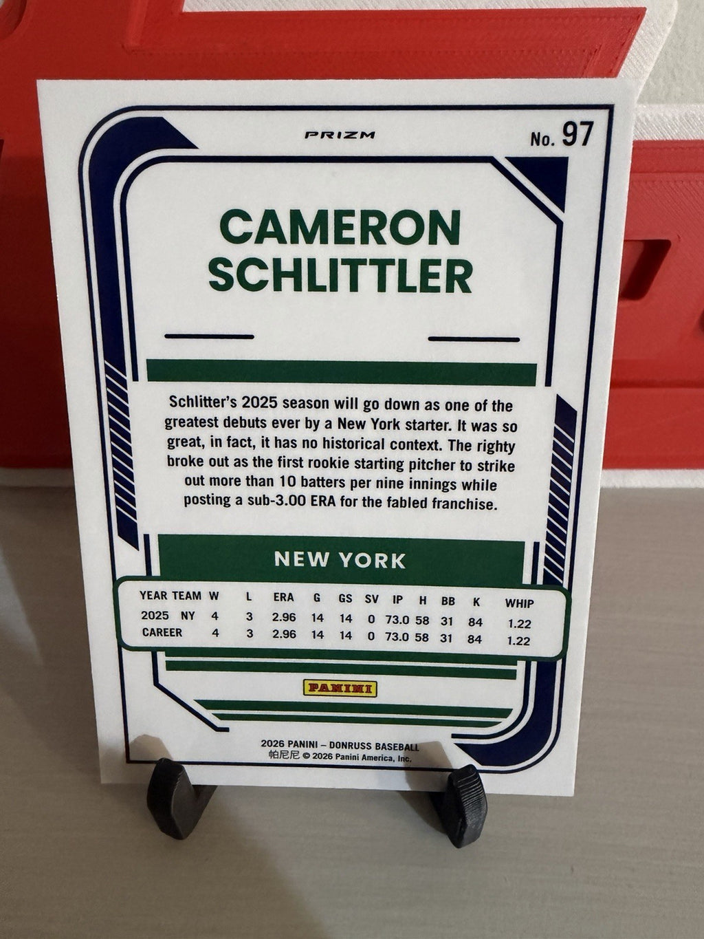 Card back