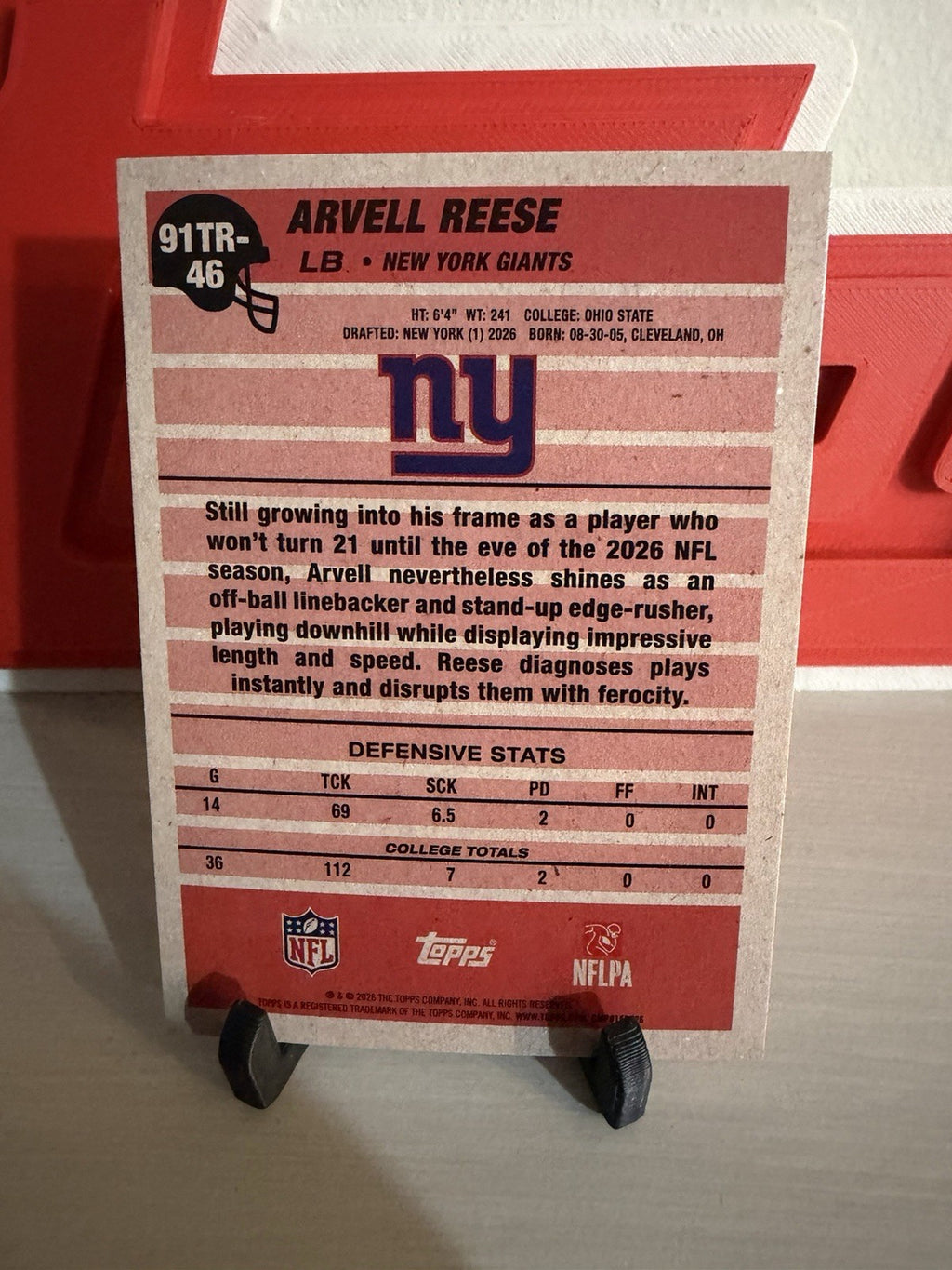 Card back
