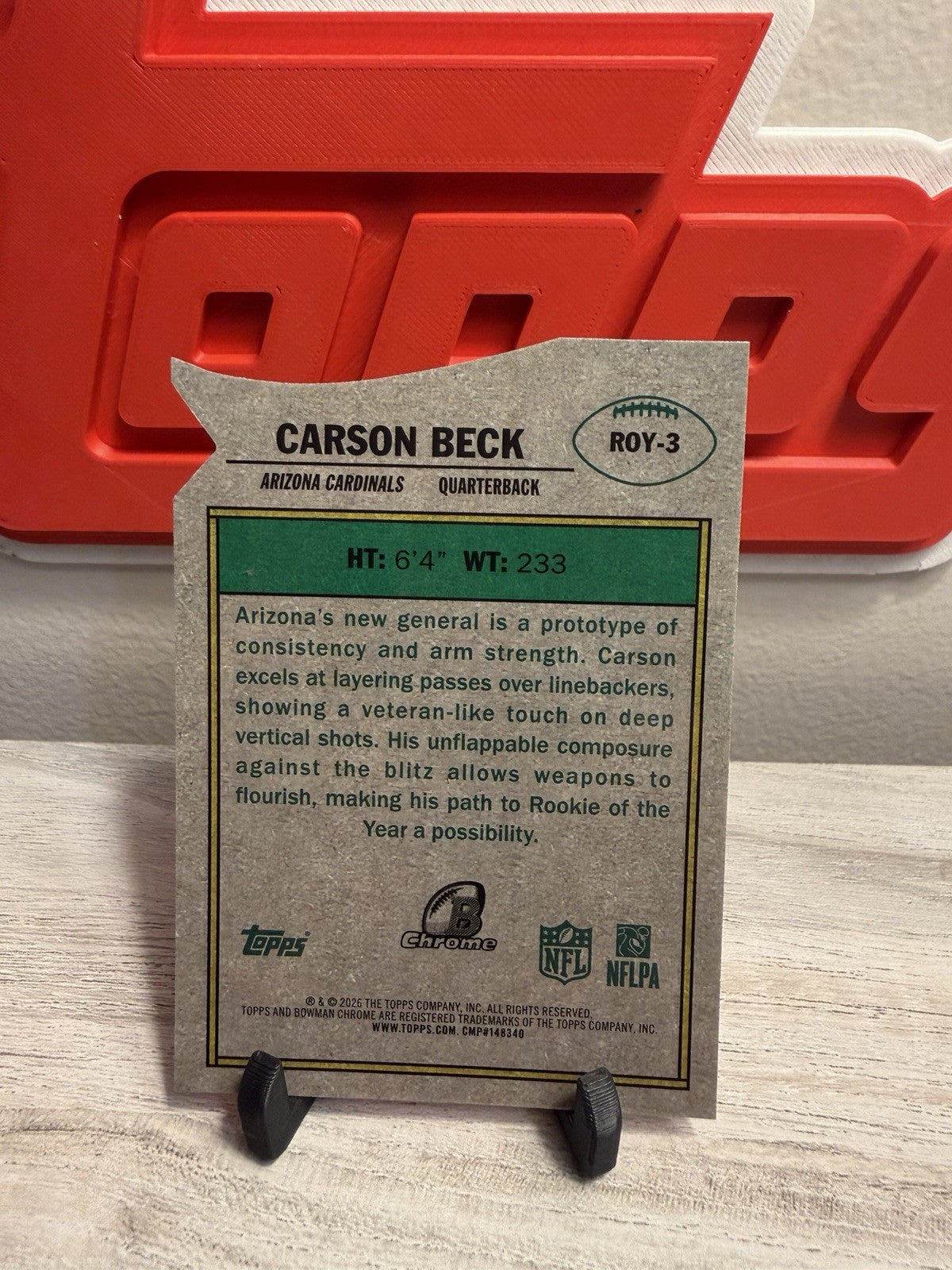 Card back