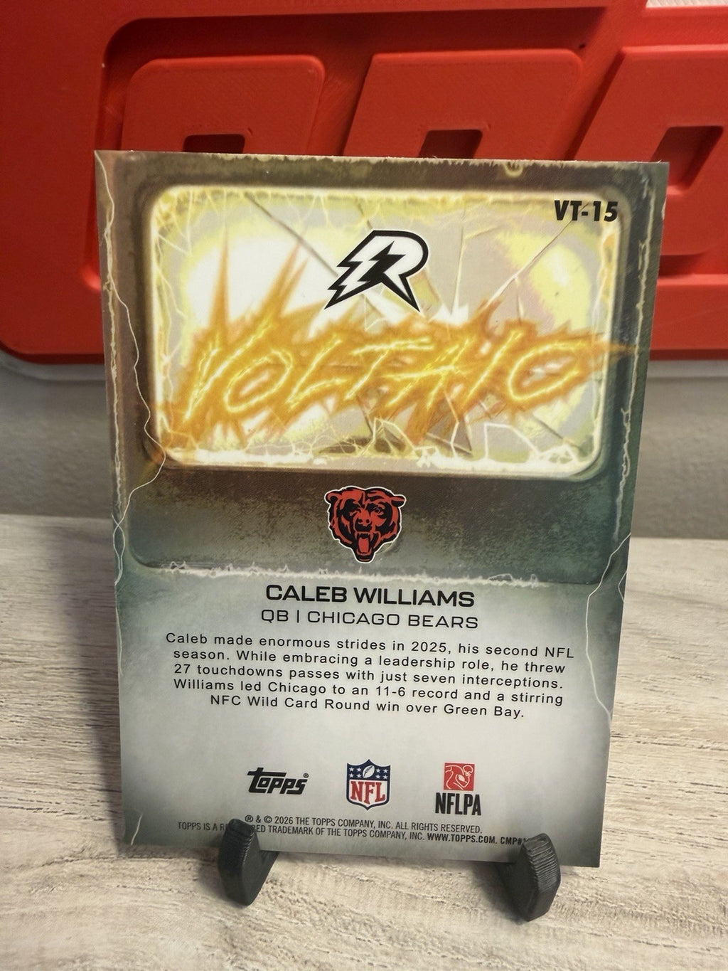 Caleb Williams Voltaic back
