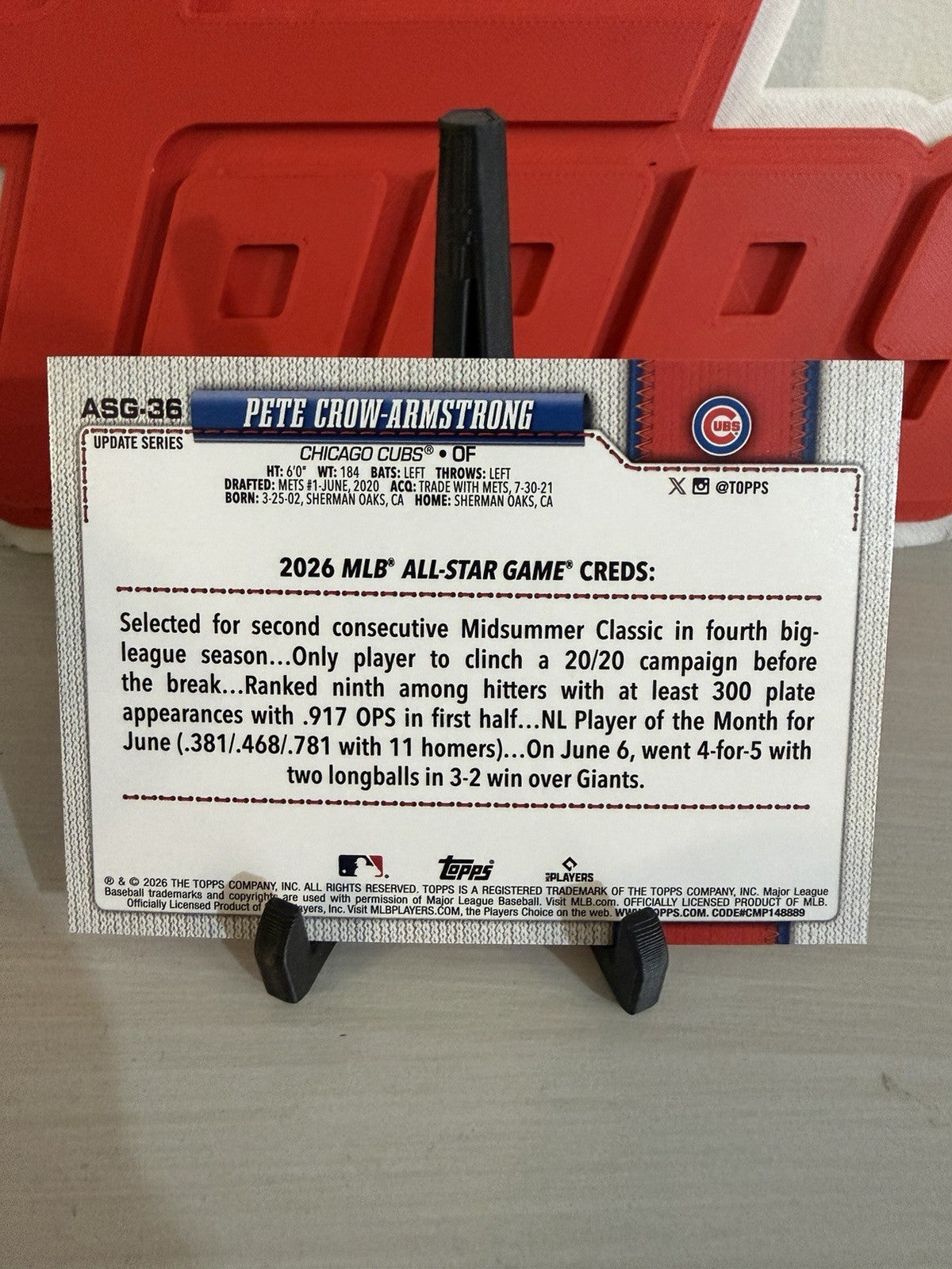 Card back