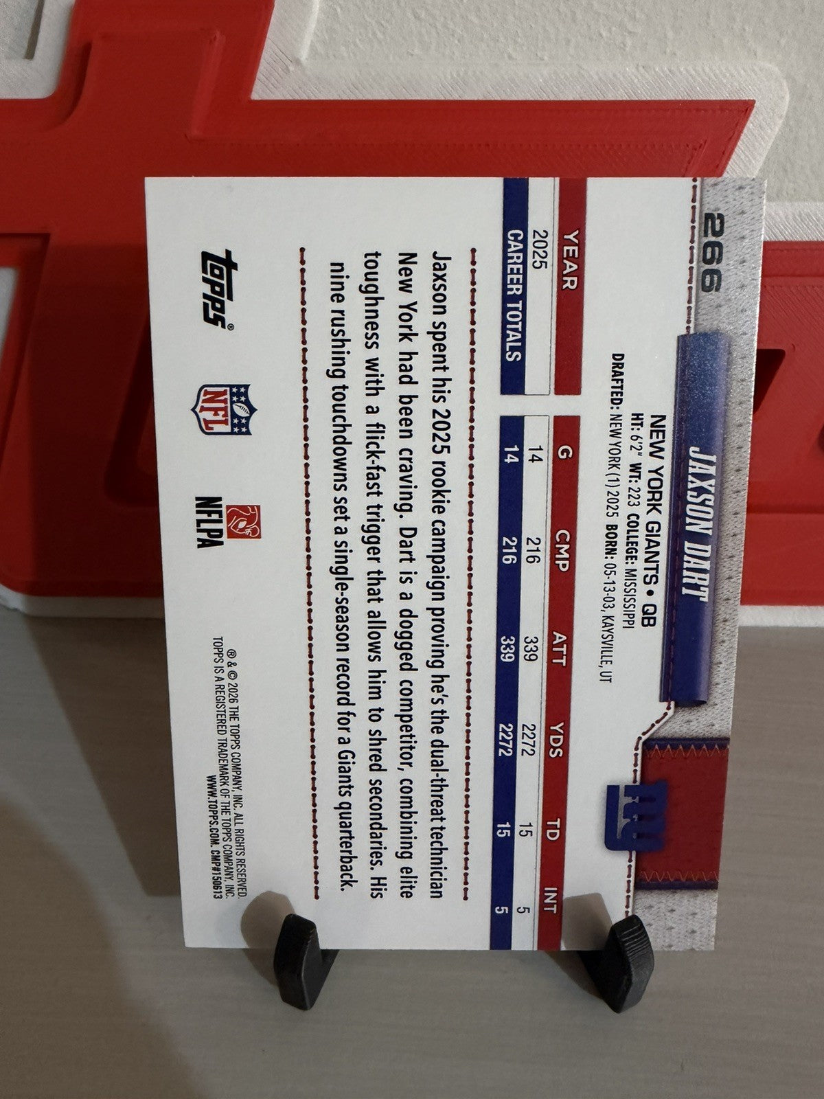 Card back