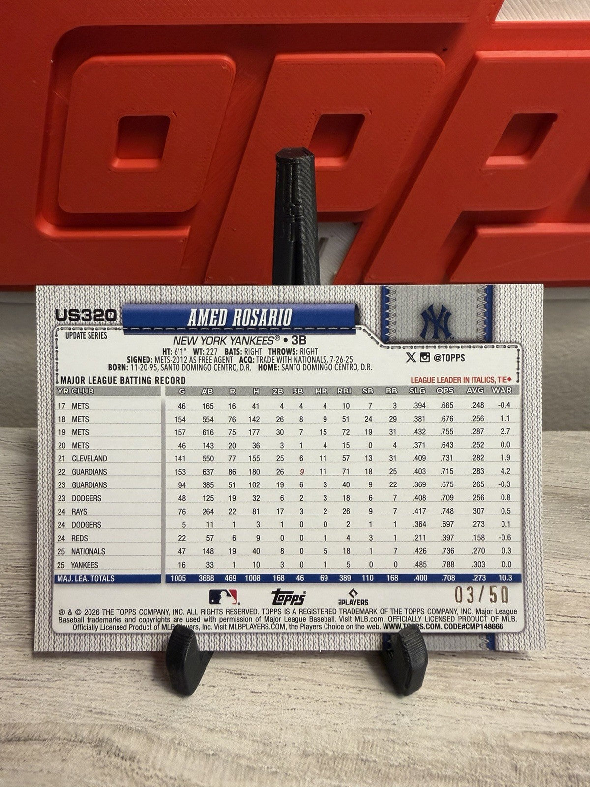 Amed Rosario back