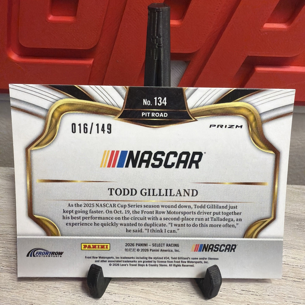Todd Gilliland back
