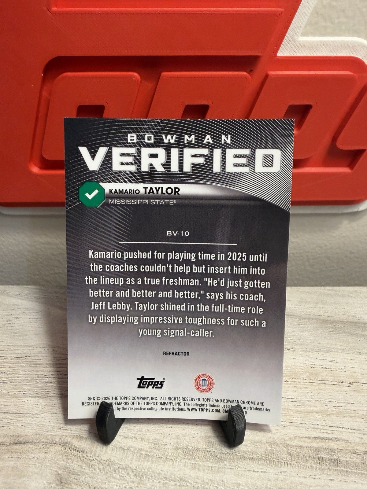 Card back