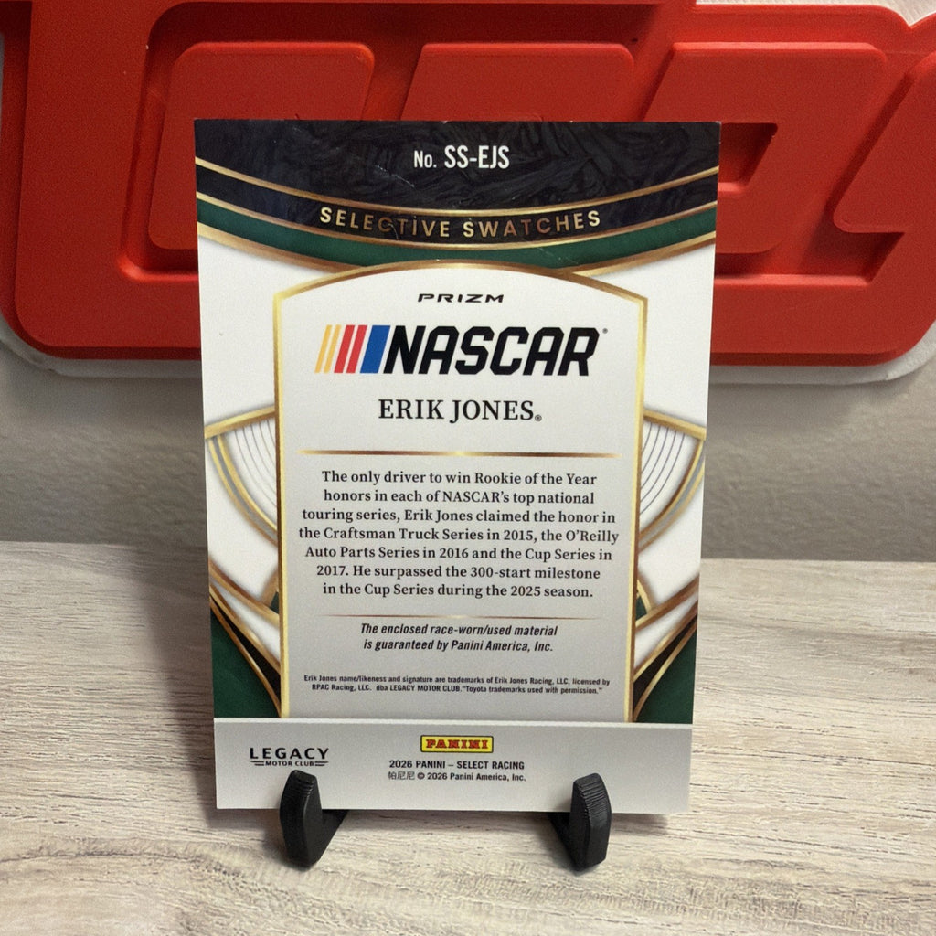 Erik Jones back