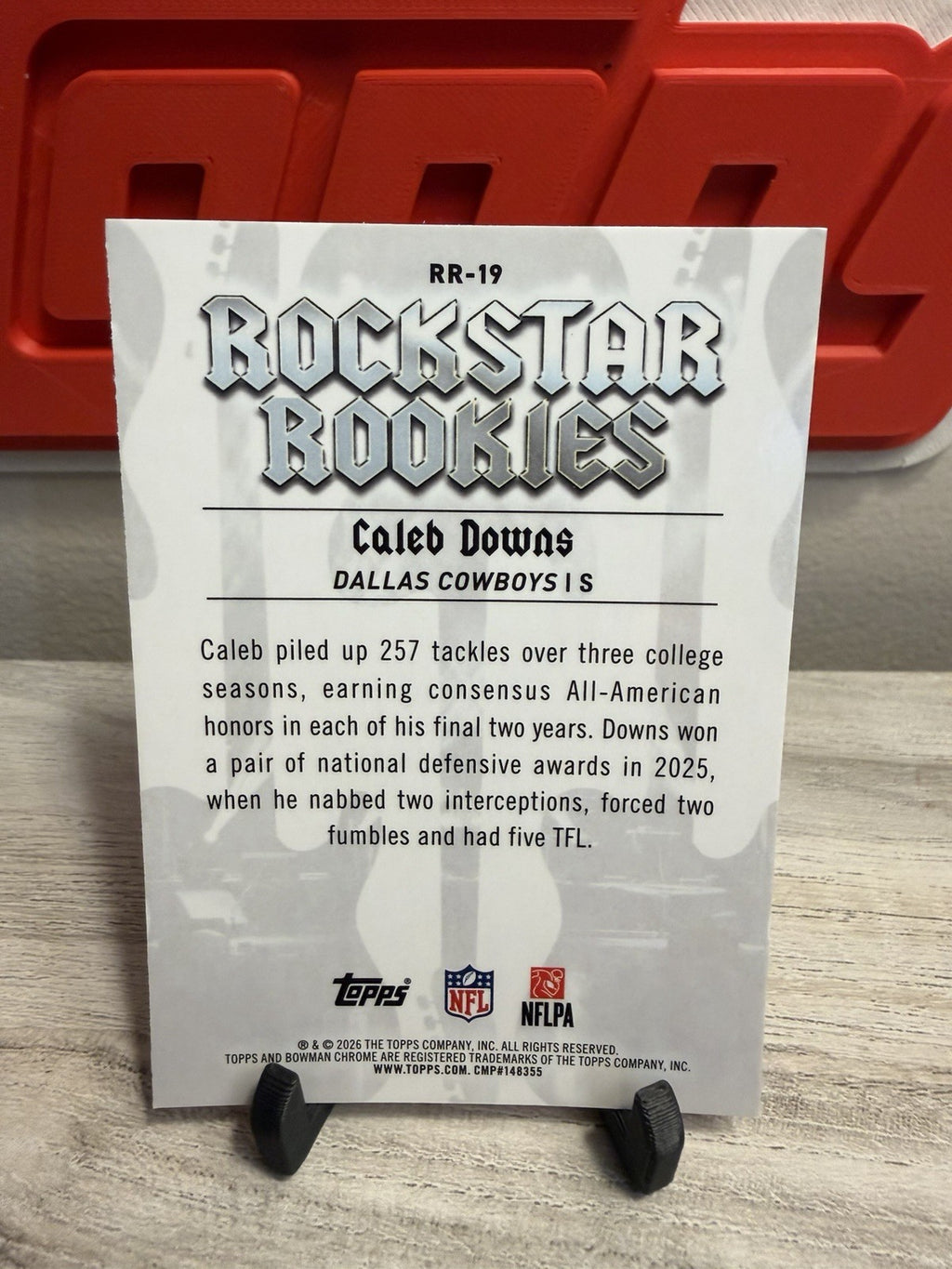 Card back