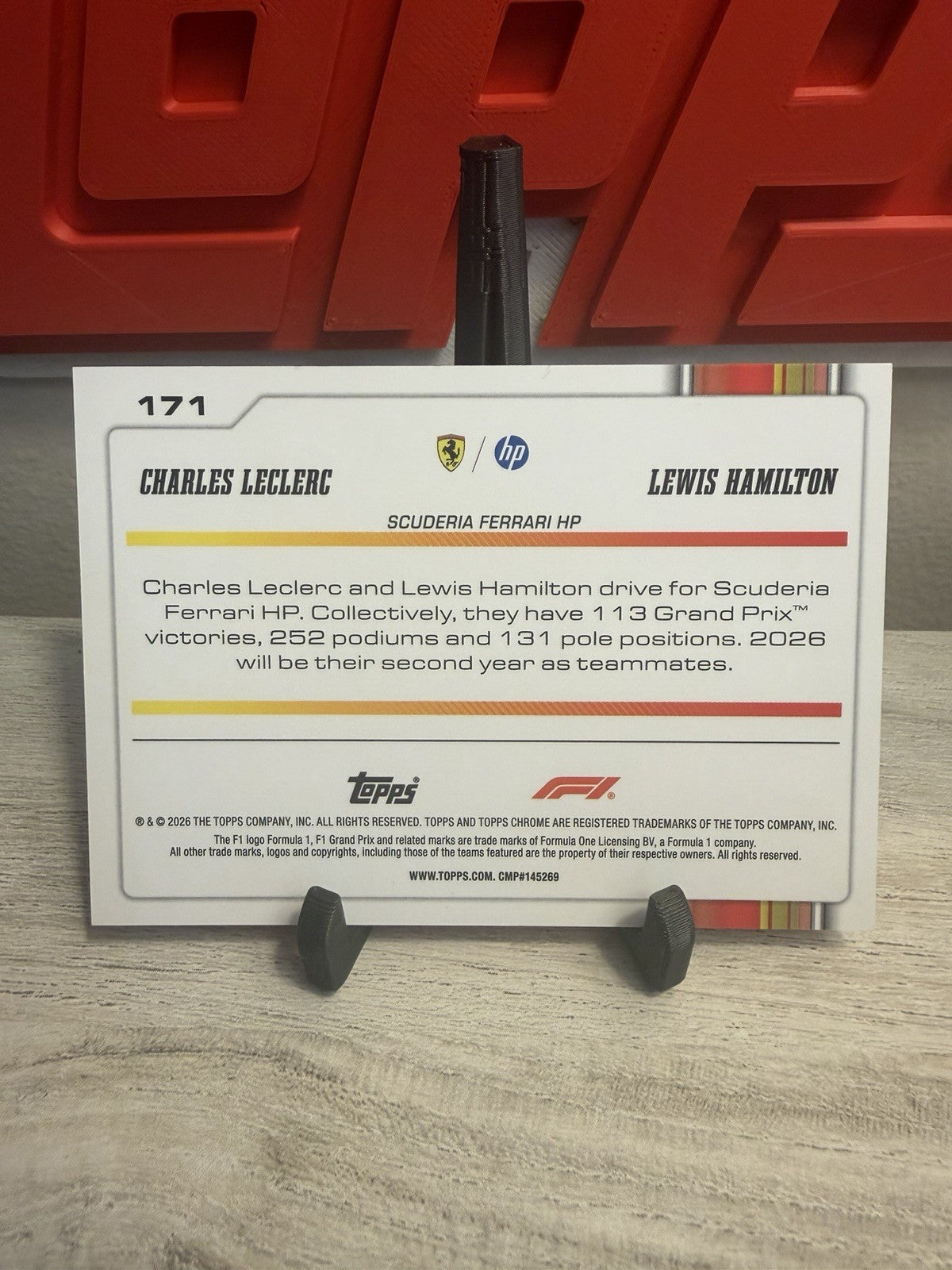 Leclerc Hamilton Duo #171 back