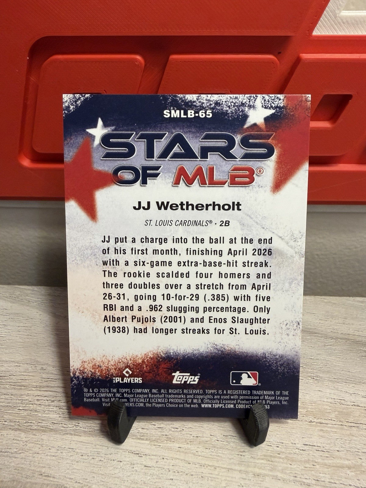 JJ Wetherholt back