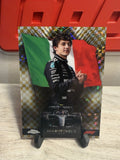 2026 Topps Chrome F1 Kimi Antonelli Gold Checkered Flag /50 Home Straight front